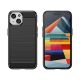 5. Flexible Carbon Case with a carbon pattern for iPhone 15 - blue