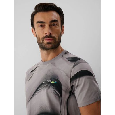 4. Men's regular printed T-shirt 4F 4FRAW26TTSHM4668-20A