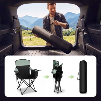 11. Camping Chair with Insulated Pocket Spokey ANGLER COOL