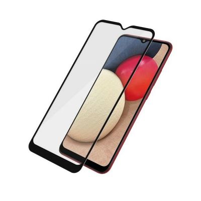 2. PanzerGlass E2E Super+ antibacterial tempered glass for Samsung Galaxy A02s - with black frame