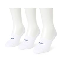 Emporio Armani Calza micro socks cotton white 3-pack