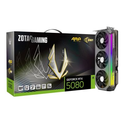 8. ZOTAC GAMING GeForce RTX 5080 16GB AMP Extreme INFINITY Graphics Card