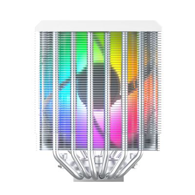 4. Montech NX600 ARGB Processor Air Cooler 12 cm White 1 pc.