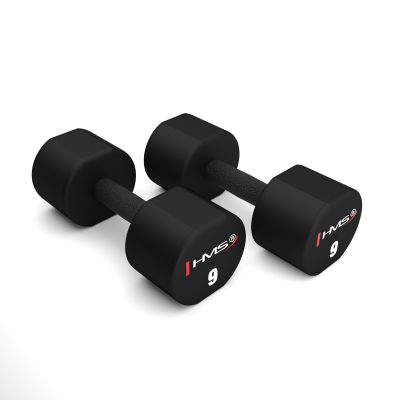 6. HPT09 2 x 9 KG POLYURETHANE TPU HMS Dumbbells