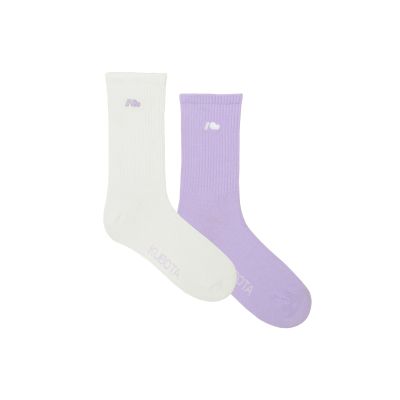 5. Kubota 2-pack cloud socks purple K25SS-300-001-10-2