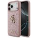 9. Guess Fixed Glitter Big 4G Case for iPhone 18 Pro Max / 17 Pro Max - Pink
