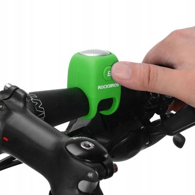 3. Rockbros CB1709GN electronic bicycle bell - green