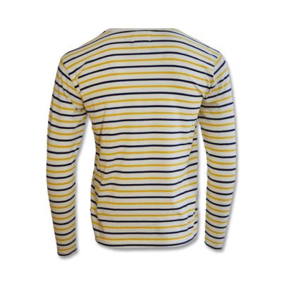 2. Men's Longsleeve Wood Wood Mel stripe Off sweatshirt -10235404-2323