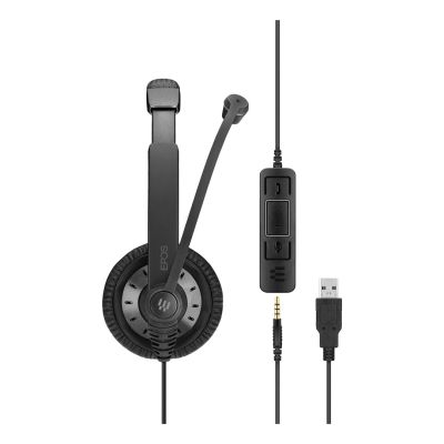 17. Epos SC75 ML Professional Series USB-A Wired On-Ear Headphones