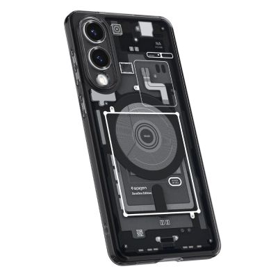7. Spigen Ultra Hybrid Mag Case with MagSafe for Samsung Galaxy S25 Edge with Print - Black