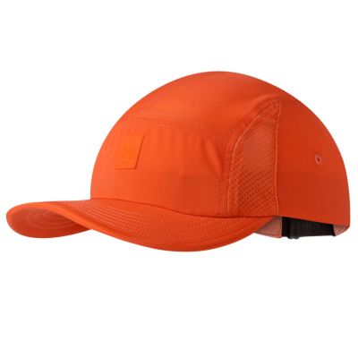 Buff 5 Panel Go Cap – Solid Poppy