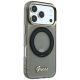 5. Guess IML Ring Stand 360 Script Metal Logo MagSafe Case for iPhone 17 Pro / 18 Pro - Black