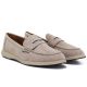 4. Women's suede moccasins in beige Vinceza 62273