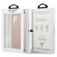 8. Guess GUHCS23LLSLMGPP S23 Ultra S918 pink/pink hardcase Silicone Script Metal Logo