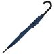 4. Long Semi-Automatic Umbrella with Curved Handle, Navy Blue, SEMI LINE