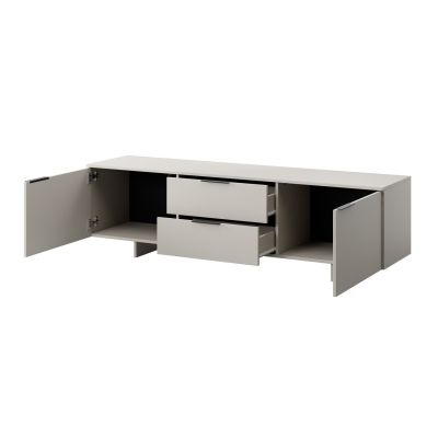 2. TV cabinet 2D2S ALMA 180x41.5xH55 cashmere