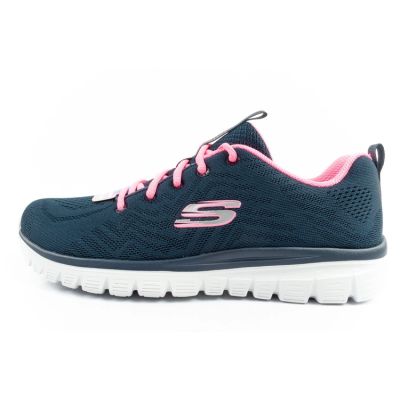 2. Skechers Graceful-Get women's sports shoes comfortable lightweight breathable navy blue