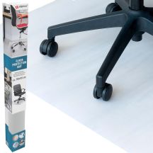 PE FLOOR PROTECTION UNDERLAY FOR OFFICE CHAIR 90x90CM ALPINA