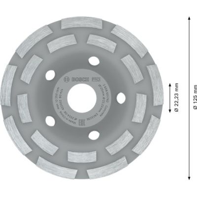10. Bosch 2 608 601 762 angle grinder element Sanding plate
