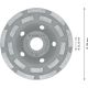 10. Bosch 2 608 601 762 angle grinder element Sanding plate