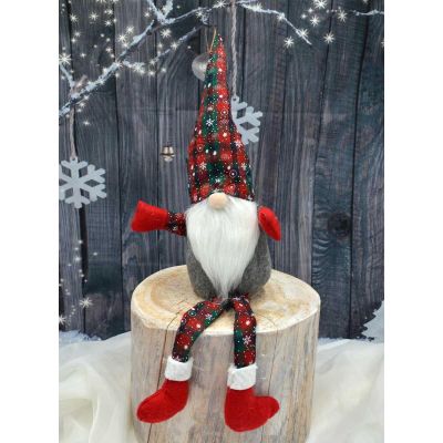 6. DECORATIVE ELMON 30+20CM GREEN RED TREAD