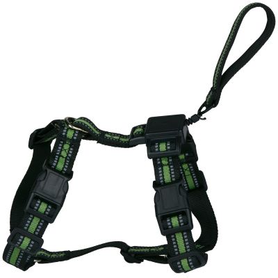 2. DOG HARNESS WITH REFLECTIVE TAPE 42-53 CM SMALL WITH LEASH
