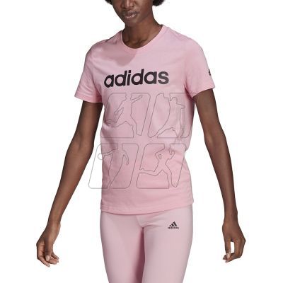 3. adidas Loungwear Essentials Slim Logo Tee W HD1681