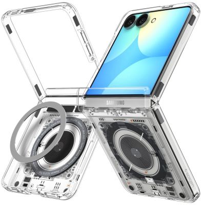2. Spigen Ultra Hybrid Pro MagSafe Case for Samsung Galaxy Z Flip 8 Neo One - Gray/Black