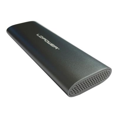 5. LC-Power LC-M2-C-MULTI-2 Hard Drive Enclosure SSD Case Anthracite M.2