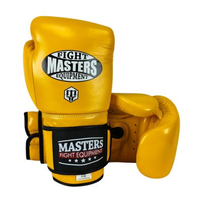 RBT-MEX Leather Boxing Gloves 12 oz Yellow