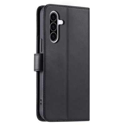 12. Samsung Galaxy A37 5G Leather Wallet Case with Stand and Shoulder Strap - Black