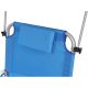 26. FOLDABLE BEACH CHAIR WITH CANOPY ON WHEELS 116x62x60-90CM BLUE