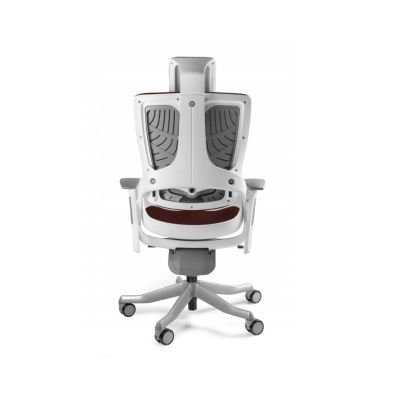 3. Wau 2 BL406 office chair, cocoa/white fabric