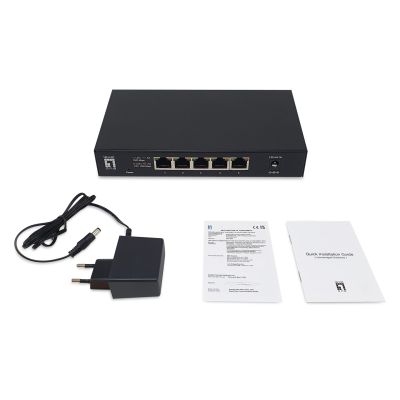 7. LevelOne GB 5-Port 2.5 Gbps Switch