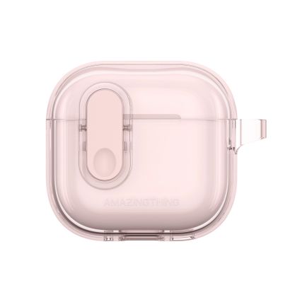 2. AmazingThing Minimal Case for AirPods 4 – Pink