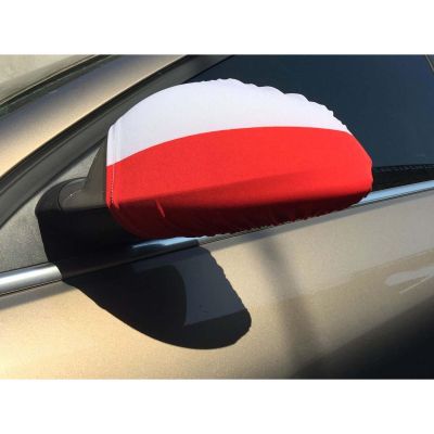 2. CAR MIRROR FLAG POLAND