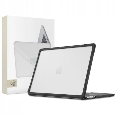 Tech-Protect Velar Case for MacBook Air 15" 2023 / 2024 / 2025 / 2026 - Transparent Black