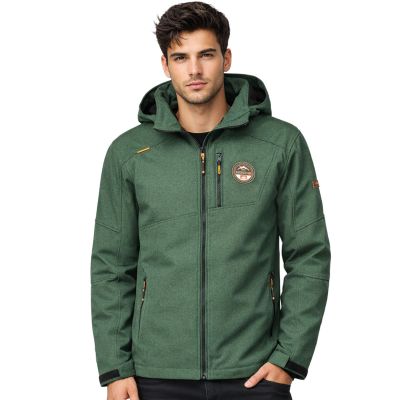Men’s Softshell Jacket Geographical Norway TOLYMPIA GREEN DB MEN 009 (WZ8535H/GN-GREEN)