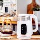 16. Adler AD 1305WG electric kettle 1.7 l 2200 W Transparent, Gold, White