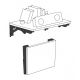 4. MACLEAN FOLDING WALL SHELF BRACKET MACLEAN FOLDING WALL SHELF BRACKET, MIN 250MM, MAX 500MM, MAX 50KG, 2 PIECES, M