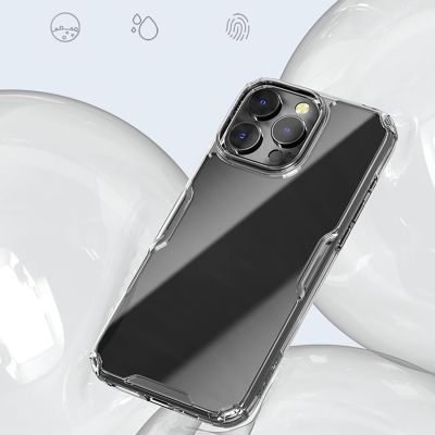 12. Nillkin Nature Pro Case for iPhone 16 Pro - transparent and white