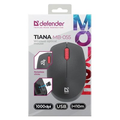 4. DEFENDER TIANA MB-055 RF SILENT 1000dpi 3P Wireless Mouse