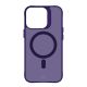 23. 3mk Smoke MagCase for iPhone 16 Pro Max - Purple-Translucent