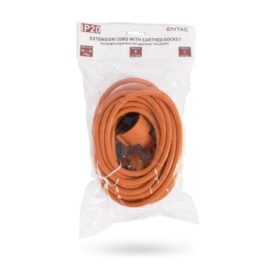 2. Entac ESECG1.5-10-O splitter 10 m 1 x network socket Indoor Orange