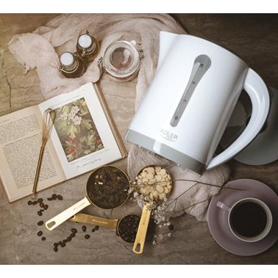7. Adler AD 1244 electric kettle (2200W 2.5l; blue)