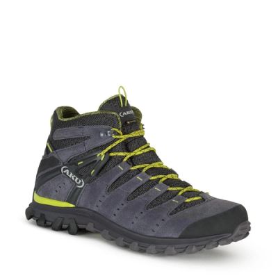 Aku Alterra Gore-tex Men's Lightweight Hiking Shoes Gray Green