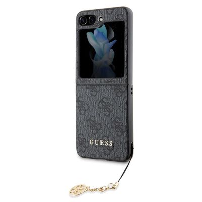 6. Guess 4G Charms Collection case for Samsung Galaxy Z Flip 5 - gray