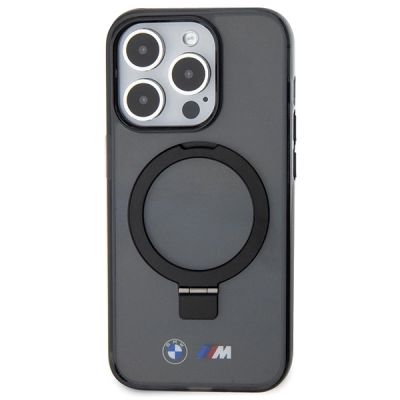 3. BMW Ring Stand M Collection MagSafe Case for iPhone 15 Pro - Black