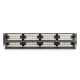 3. Digitus Patch Panel 19'' 48x RJ45, LSA vertical, cat.6, unshielded, 2U, black, cable guide, labeling fields