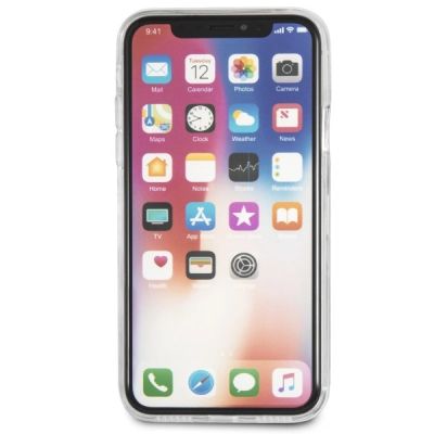 7. Karl Lagerfeld Liquid Glitter iPhone X Case - Pink